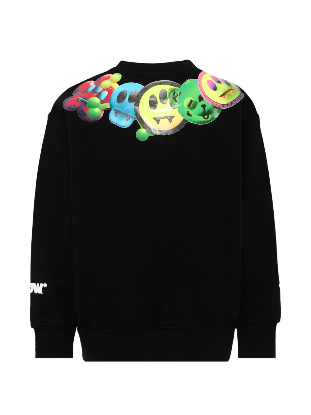 Barrow kids graphic-print sweater Zwart