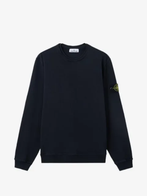 Stone Island 6100034 malfilé-fleece 'OLD' effect sweatshirt