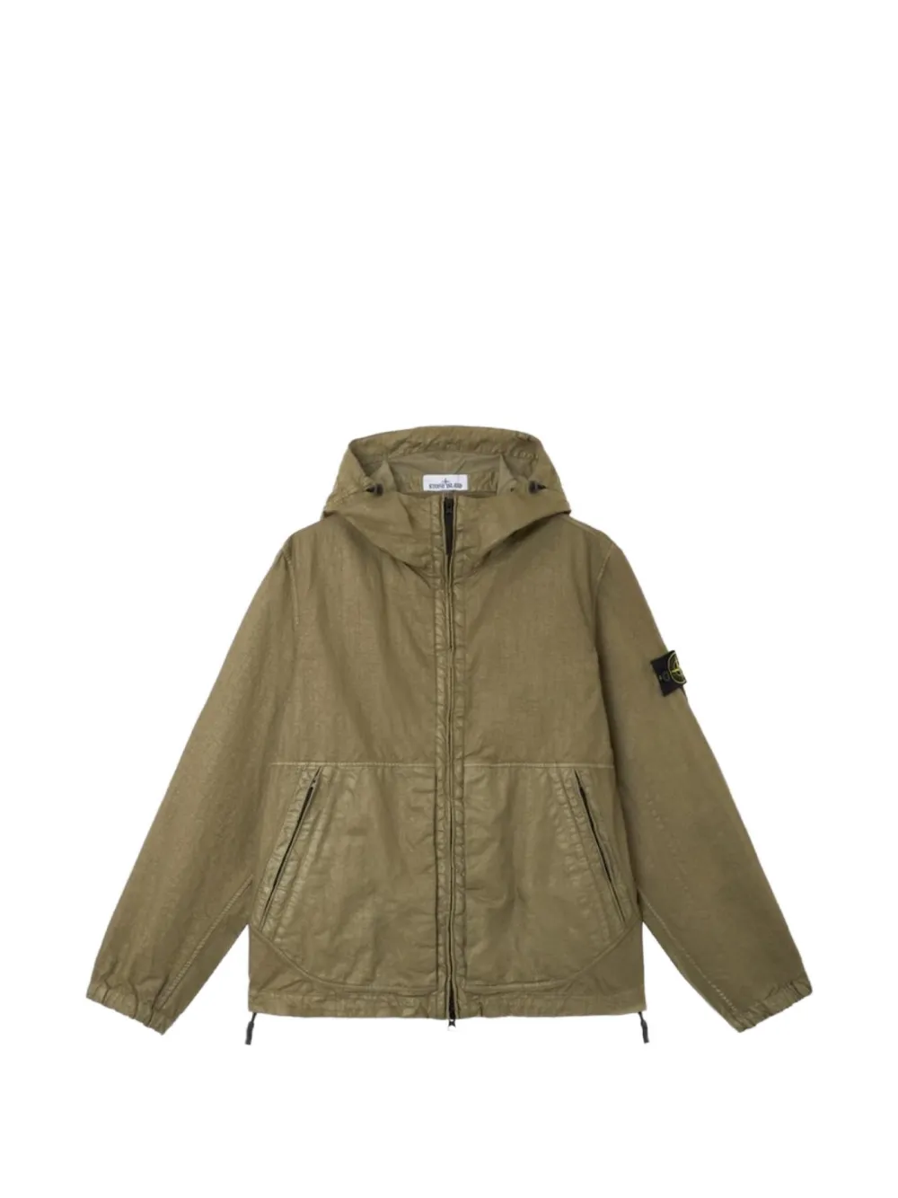 Stone Island 4100053 organic-look nylon Panama-TC jacket - Grün
