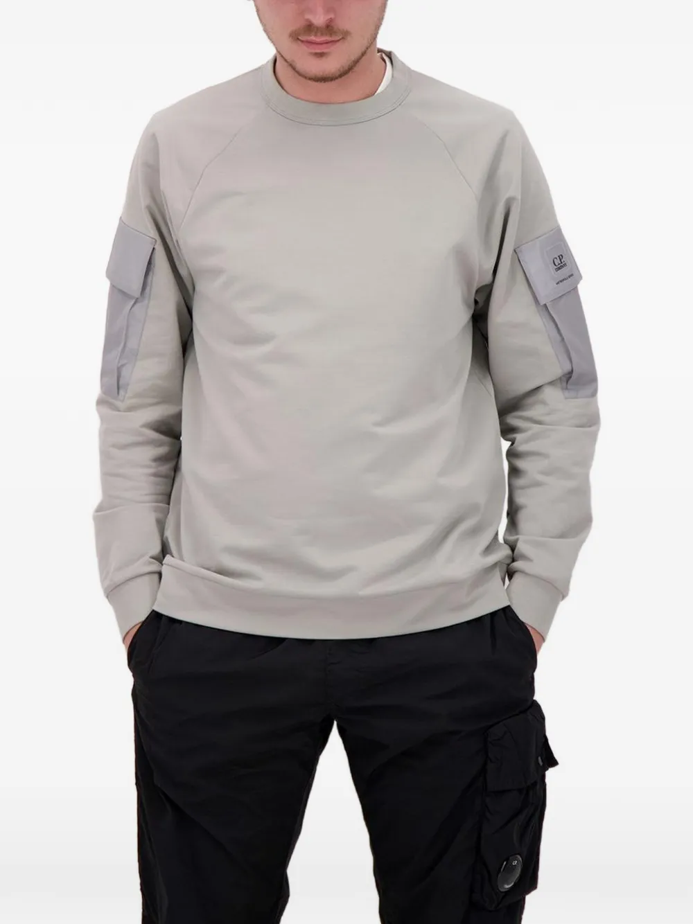 C.P. Company Metropolis Series pocket-detail sweater - Nude