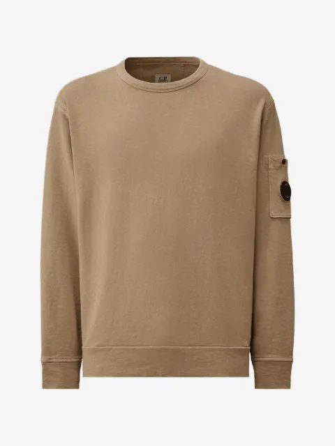 C.P. Company Malfilè-fleece Lens sweater met ronde hals