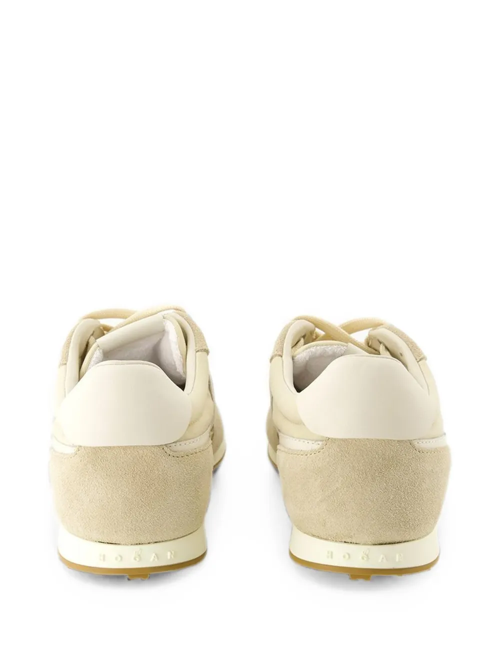 Hogan panelled sneakers Beige