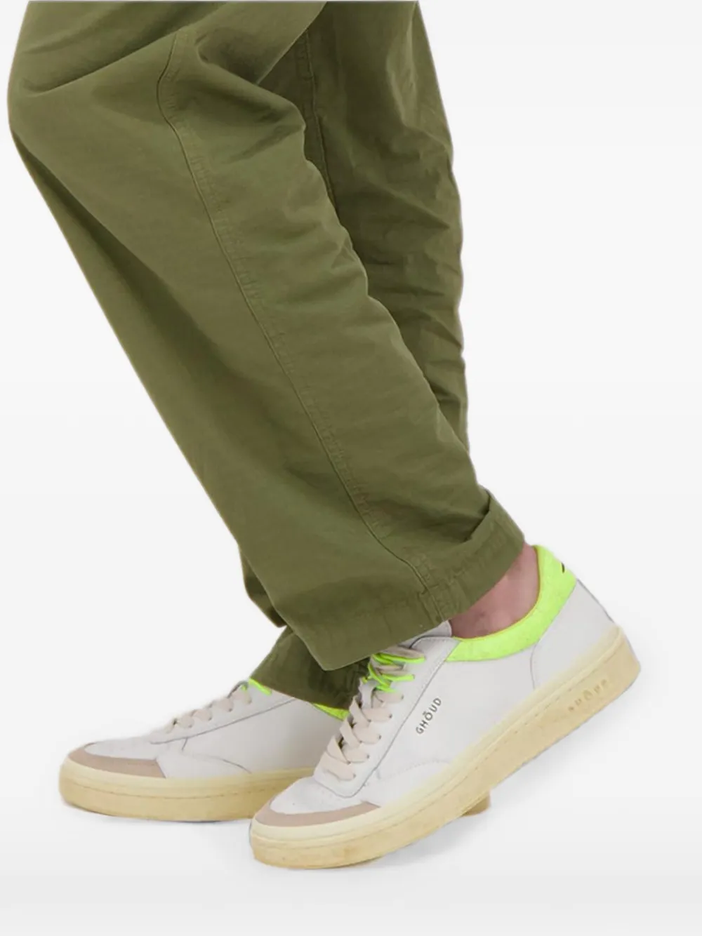 GHŌUD Pads brushed sneakers Wit