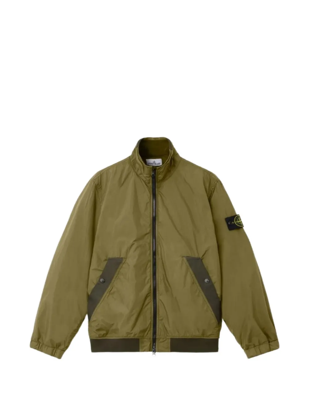Stone Island 4100111 Crinkle Reps NY jacket - Grün