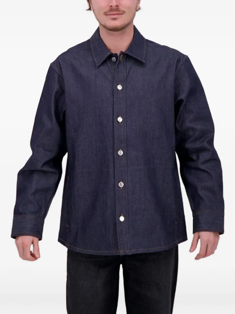 A.P.C. Japans denim jack Blauw