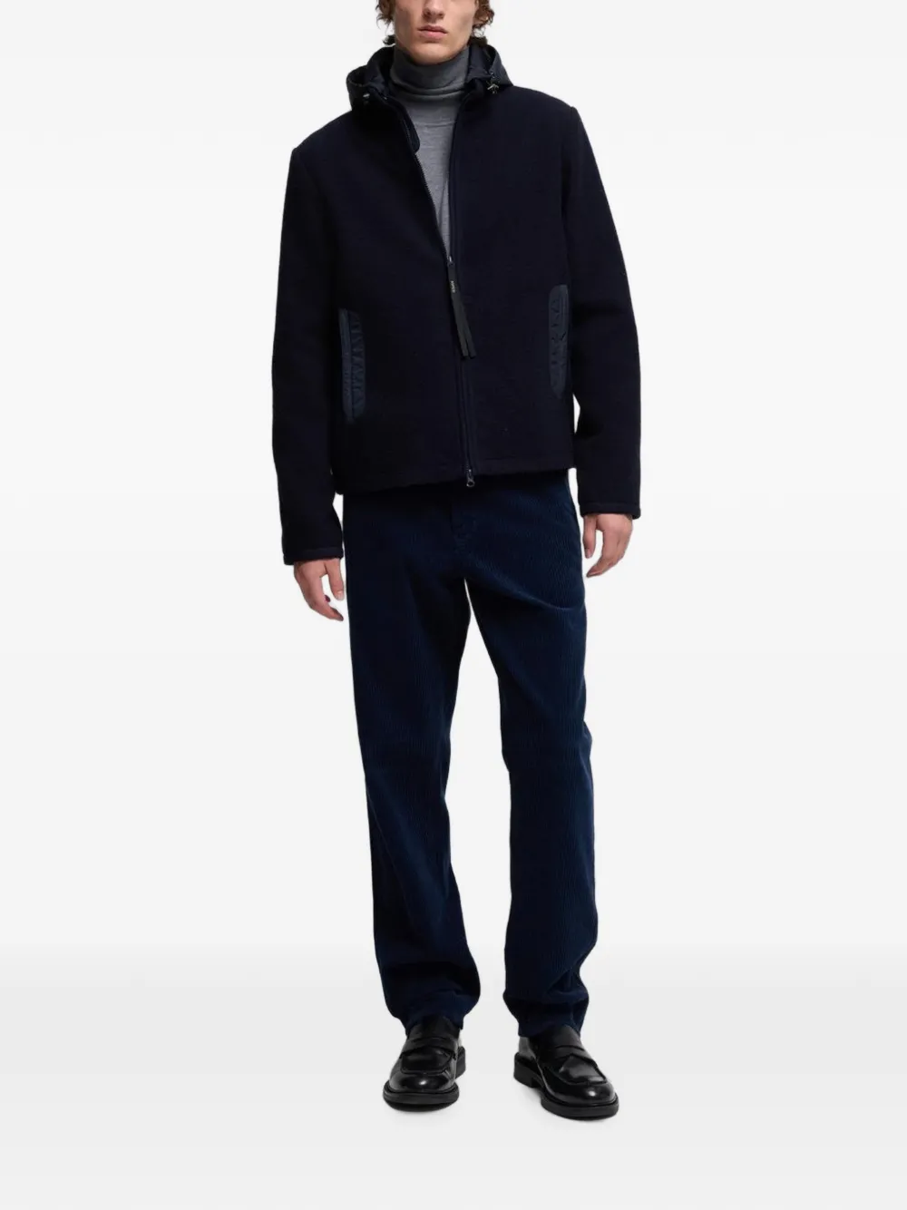 ASPESI Jack met capuchon Blauw