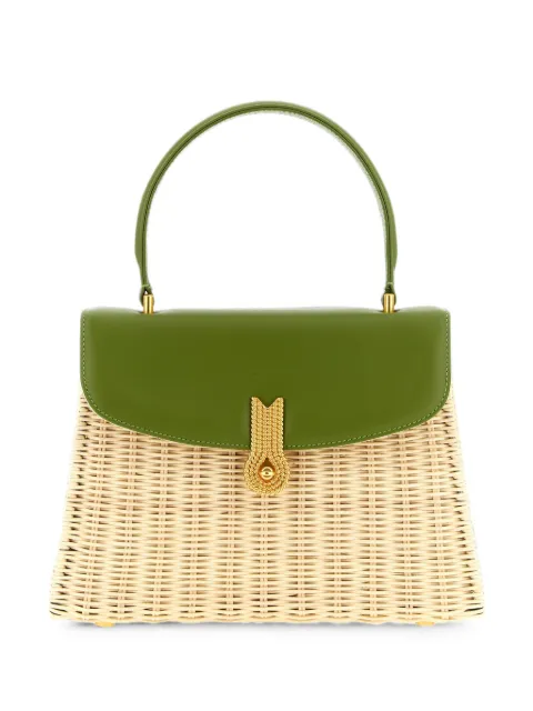 amato daniele Queen Rattan braided wicker tote bag