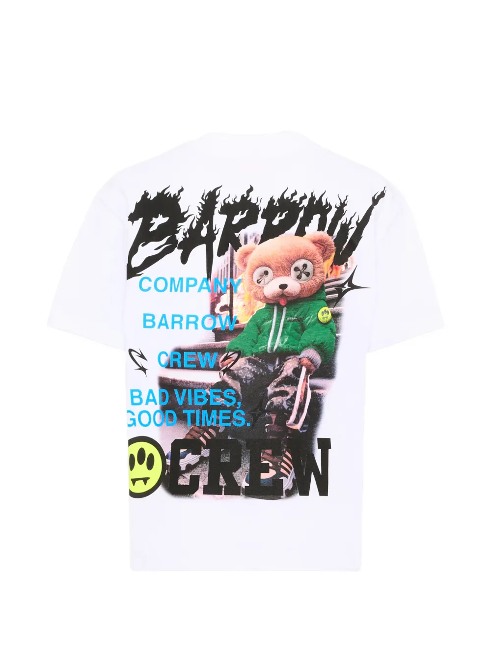 Barrow kids T-shirt met grafische print Wit