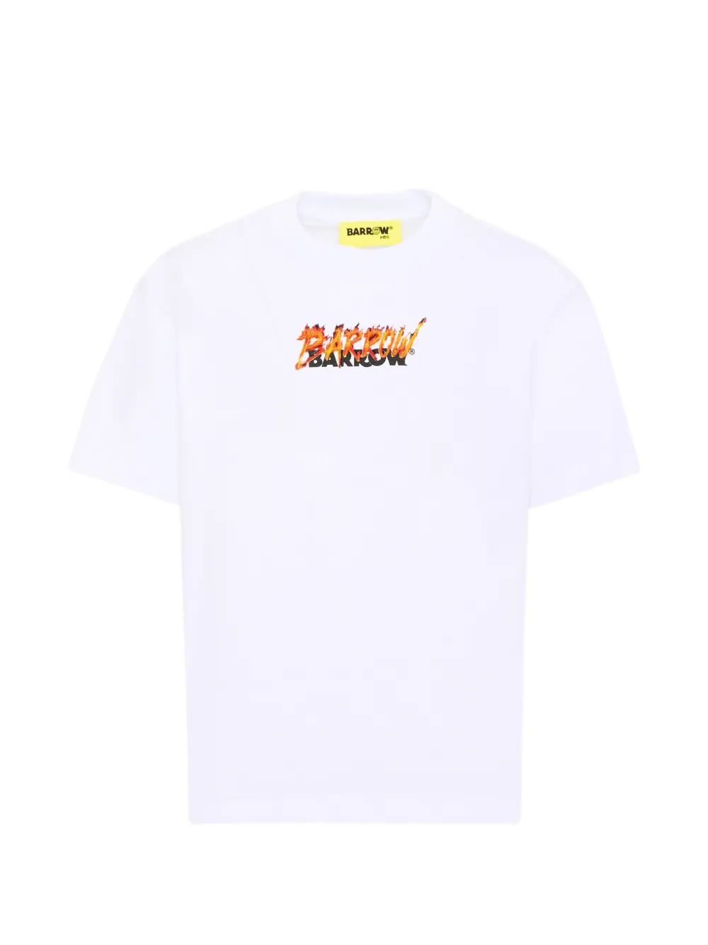 Barrow kids graphic-print T-shirt - Bianco