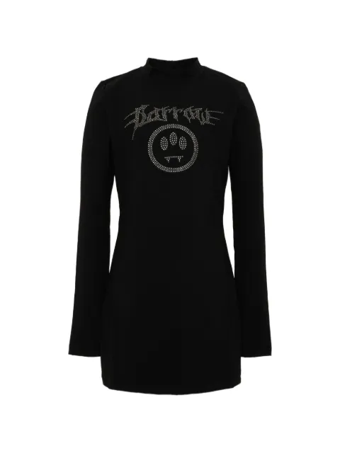 Barrow kids rhinestone-embellished long-sleeve dress