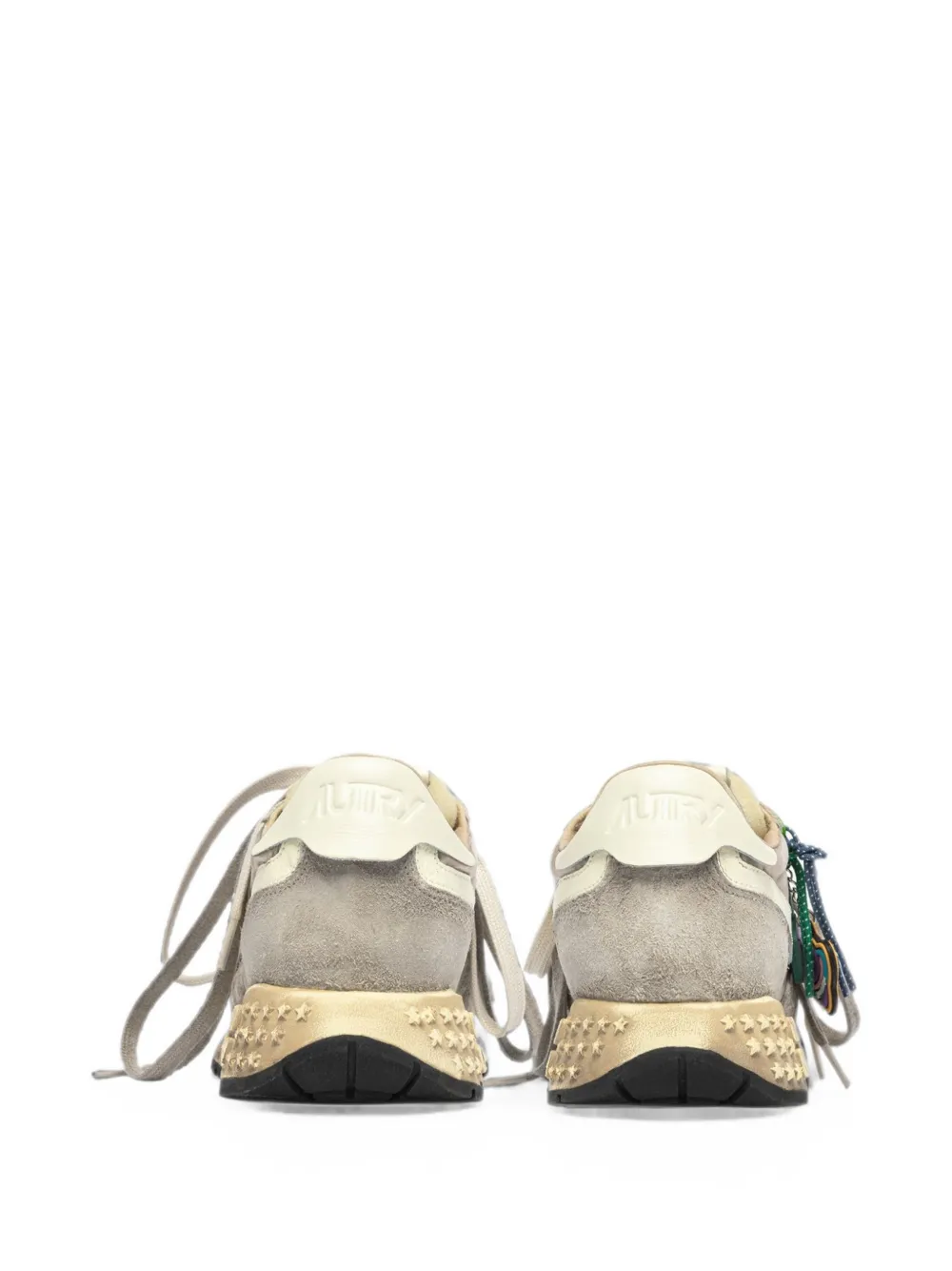 Autry Super Vintage suede-panelled sneakers Grijs