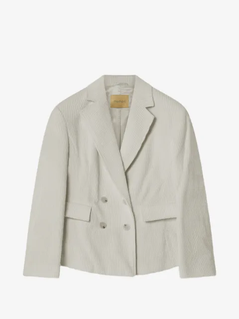 MOMONÌ chaqueta Krapi de pana con doble botonadura