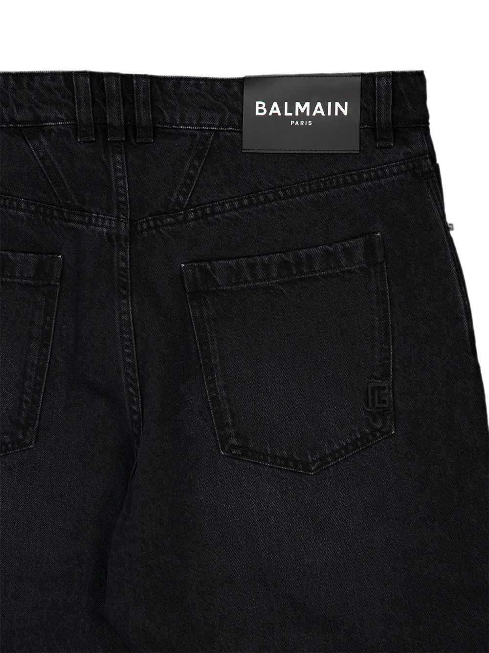 Balmain regular-fit jeans Zwart
