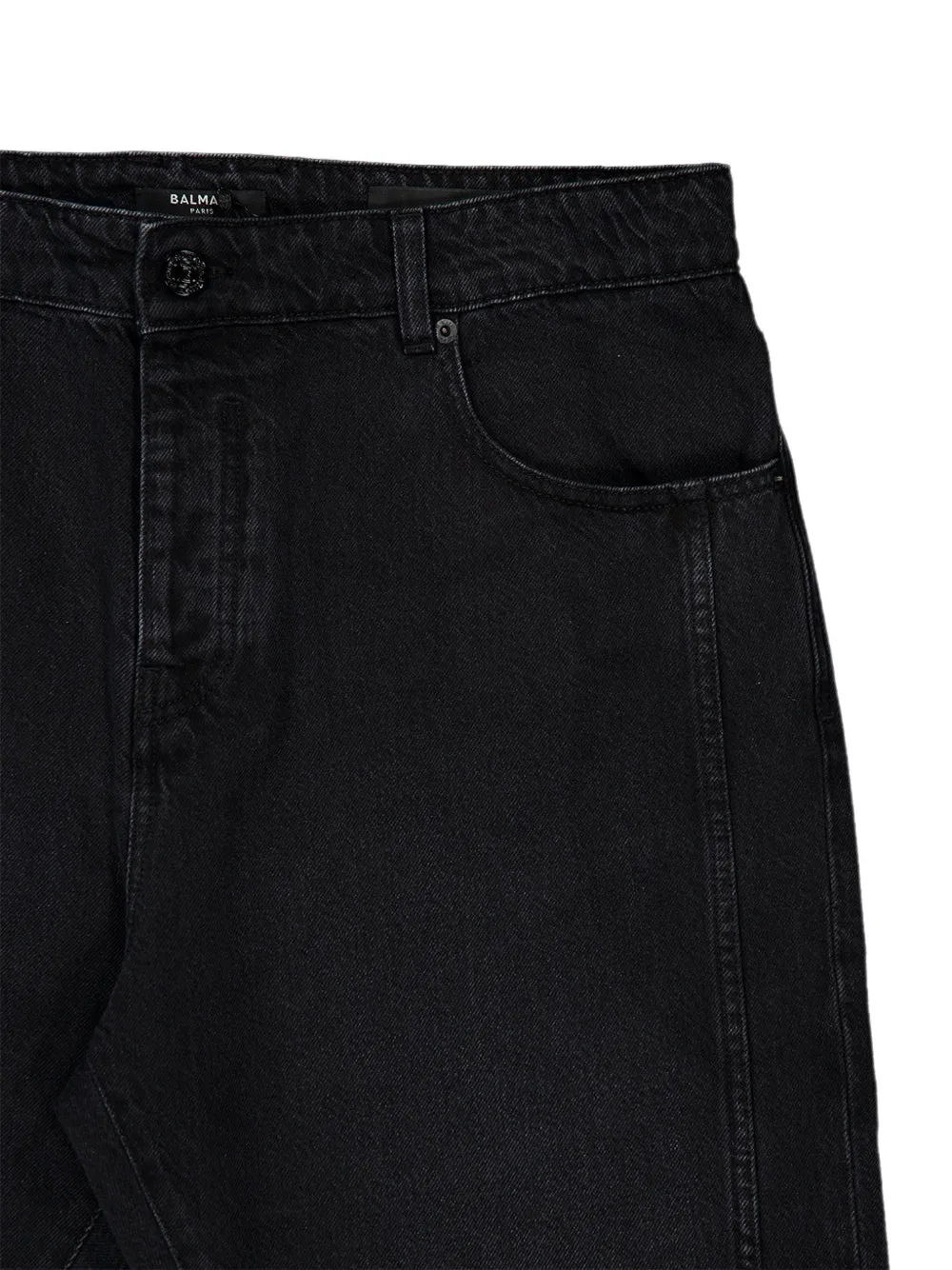 Balmain regular-fit jeans Zwart