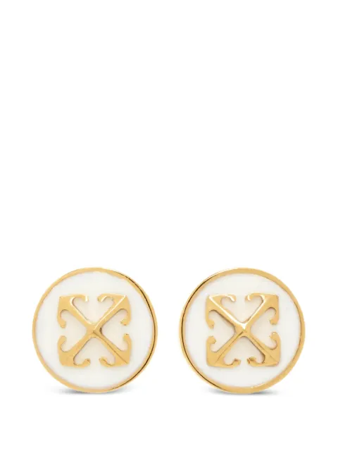 Off-White Arrows-motif stud earrings