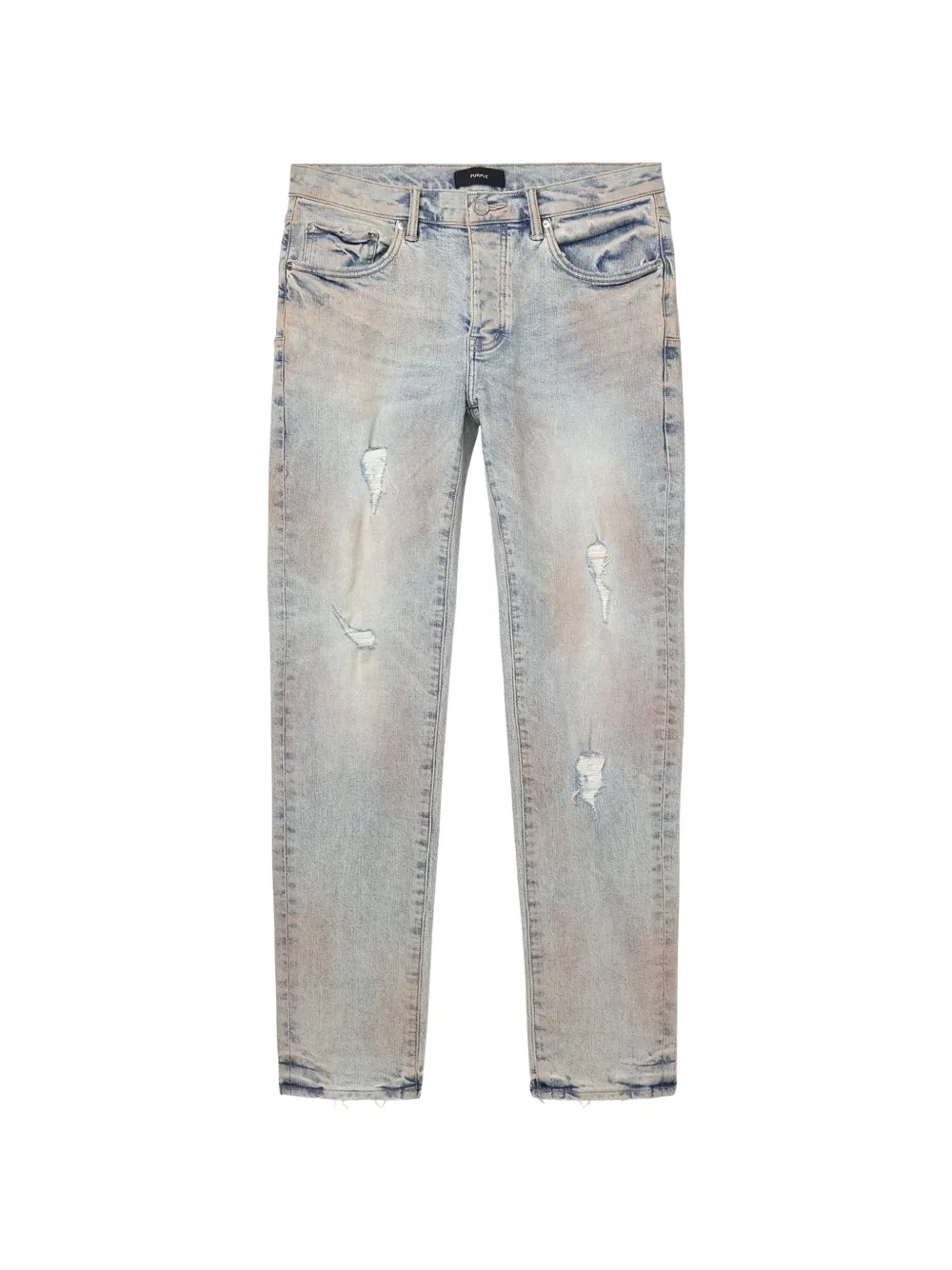 Purple Brand P001 Pink Mud distressed jeans - Blu