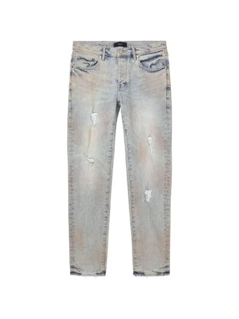 Purple Brand vaqueros P001 Pink Mud con efecto envejecido