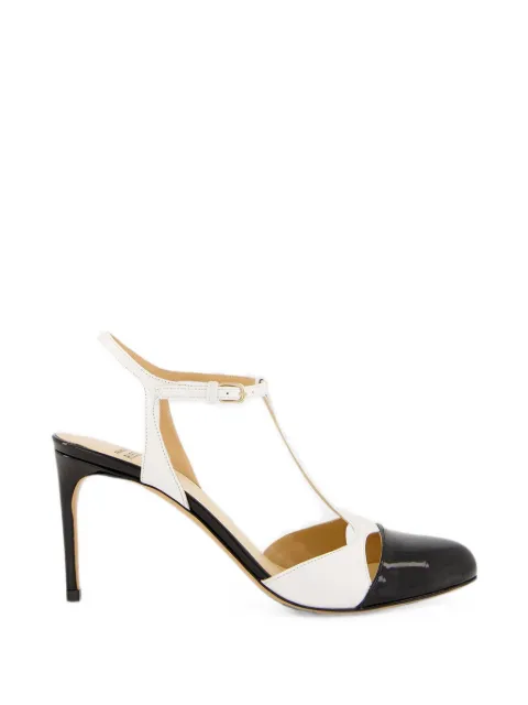 Francesco Russo escarpins vernis à bride salomé