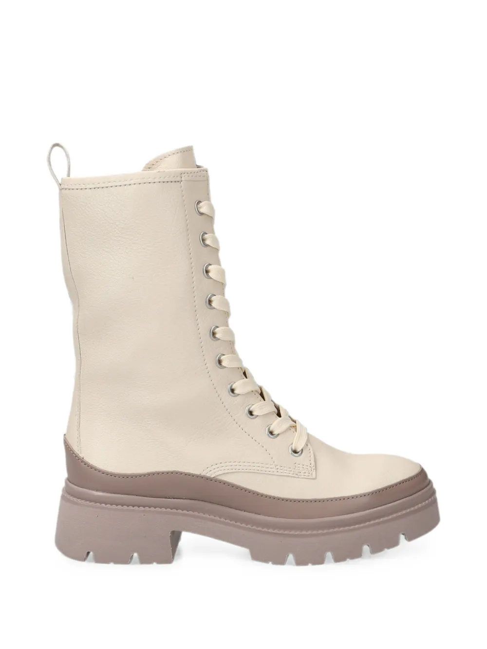 GABOR lace-up platform boots Beige