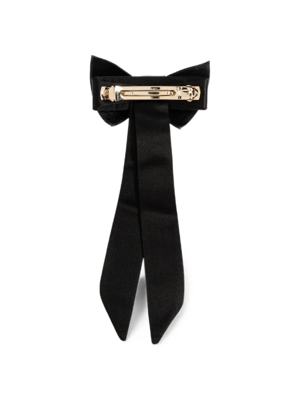 Ferragamo Haarspeld met strikdetail en logobedel Zwart