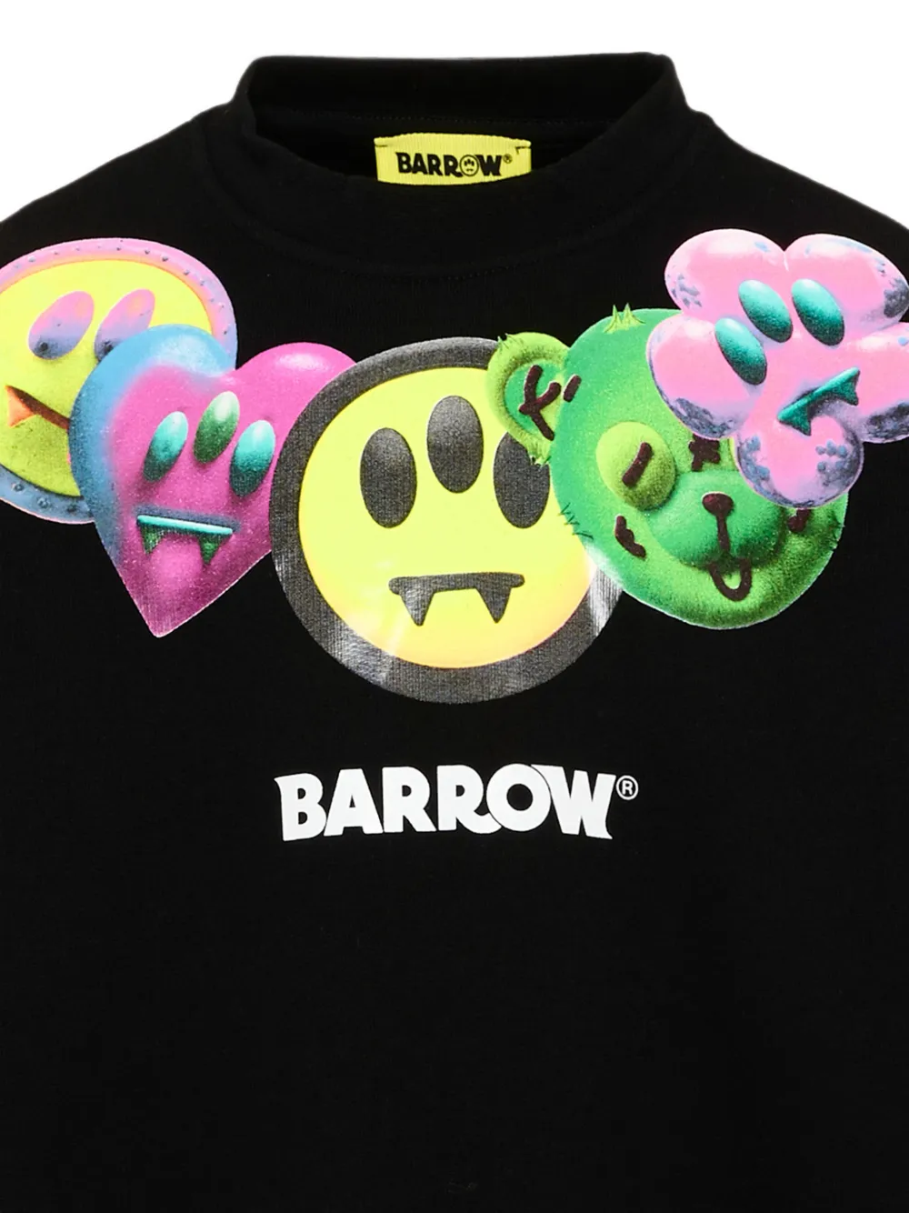 Barrow kids graphic-print sweatshirt Zwart
