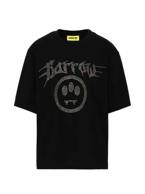 Barrow kids rhinestone-embellished logo T-shirt