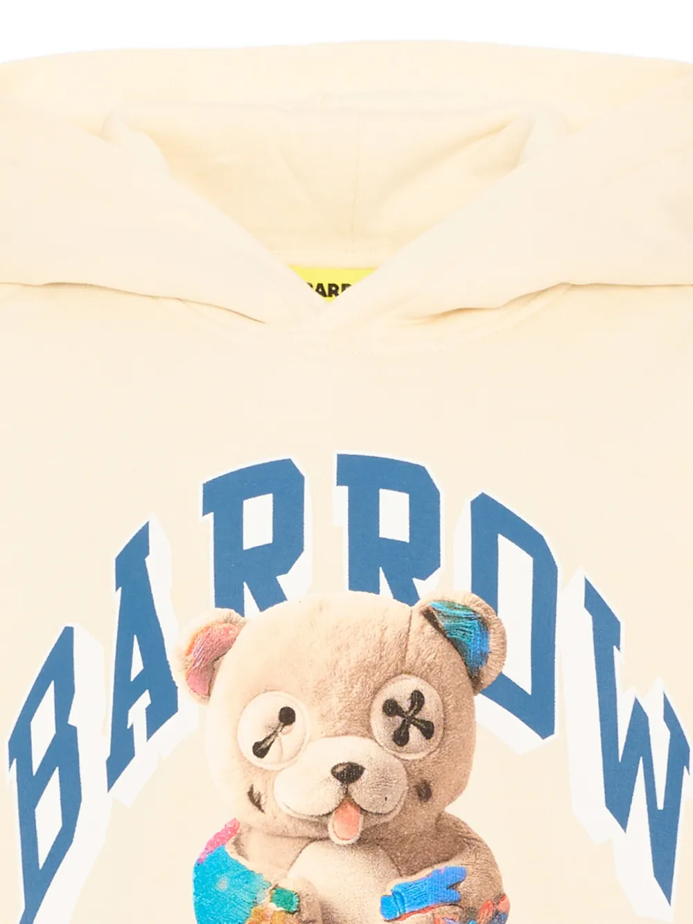 Barrow kids Hoodie met teddybeerprint Beige