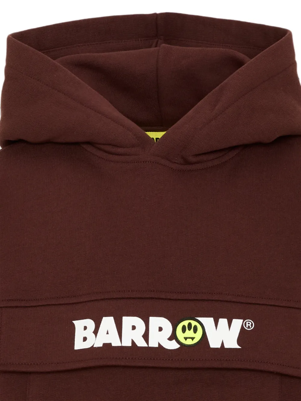 Barrow kids Hoodie met logo-print en grafische printt Bruin