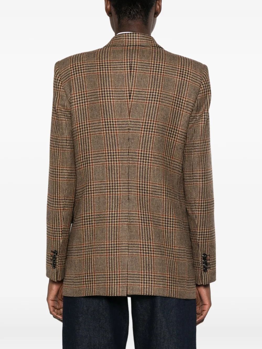 Tagliatore Prince of Wales Jasmine blazer Bruin