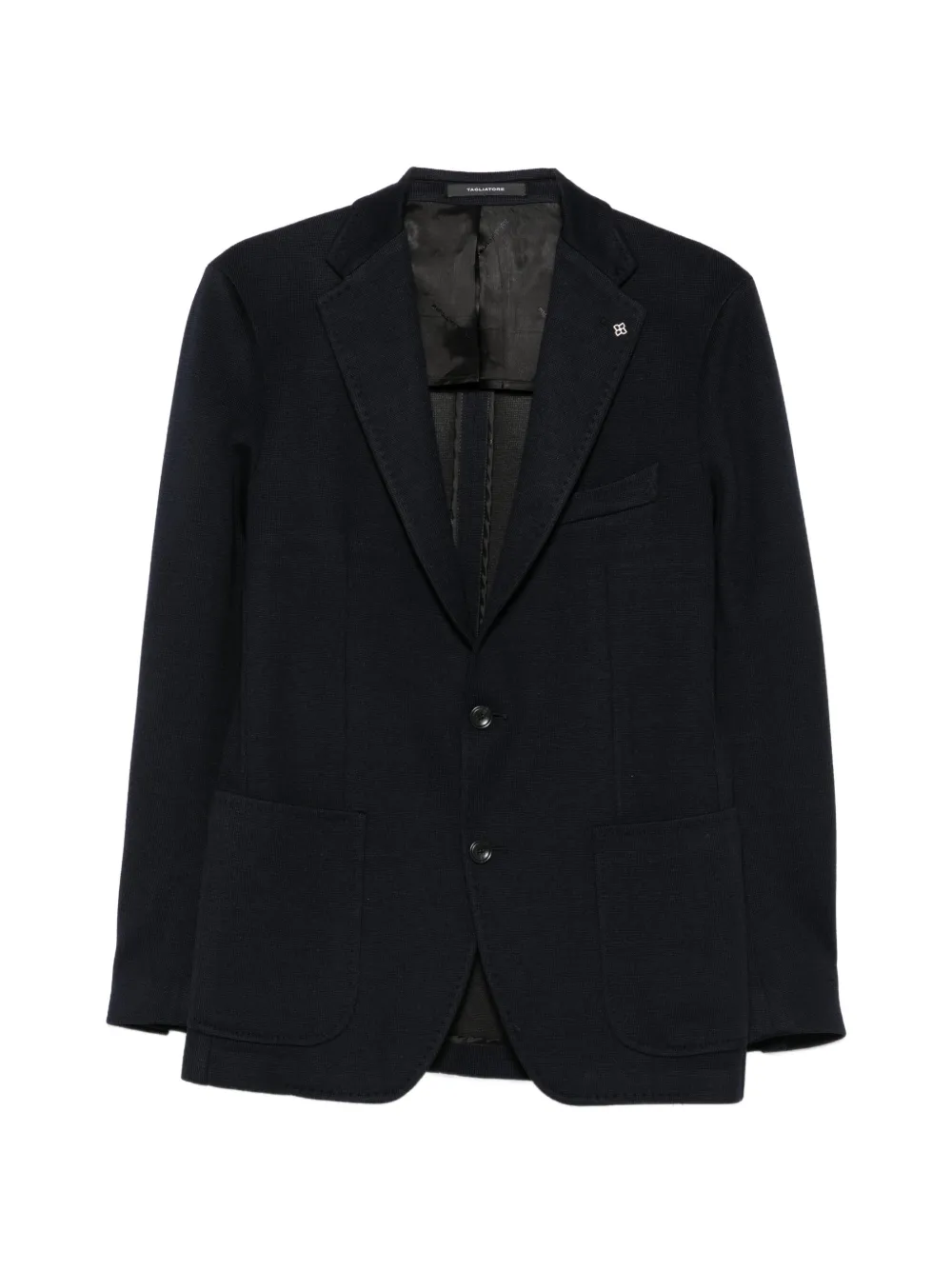Tagliatore Blazer met enkele rij knopen en gekerfde revers Blauw