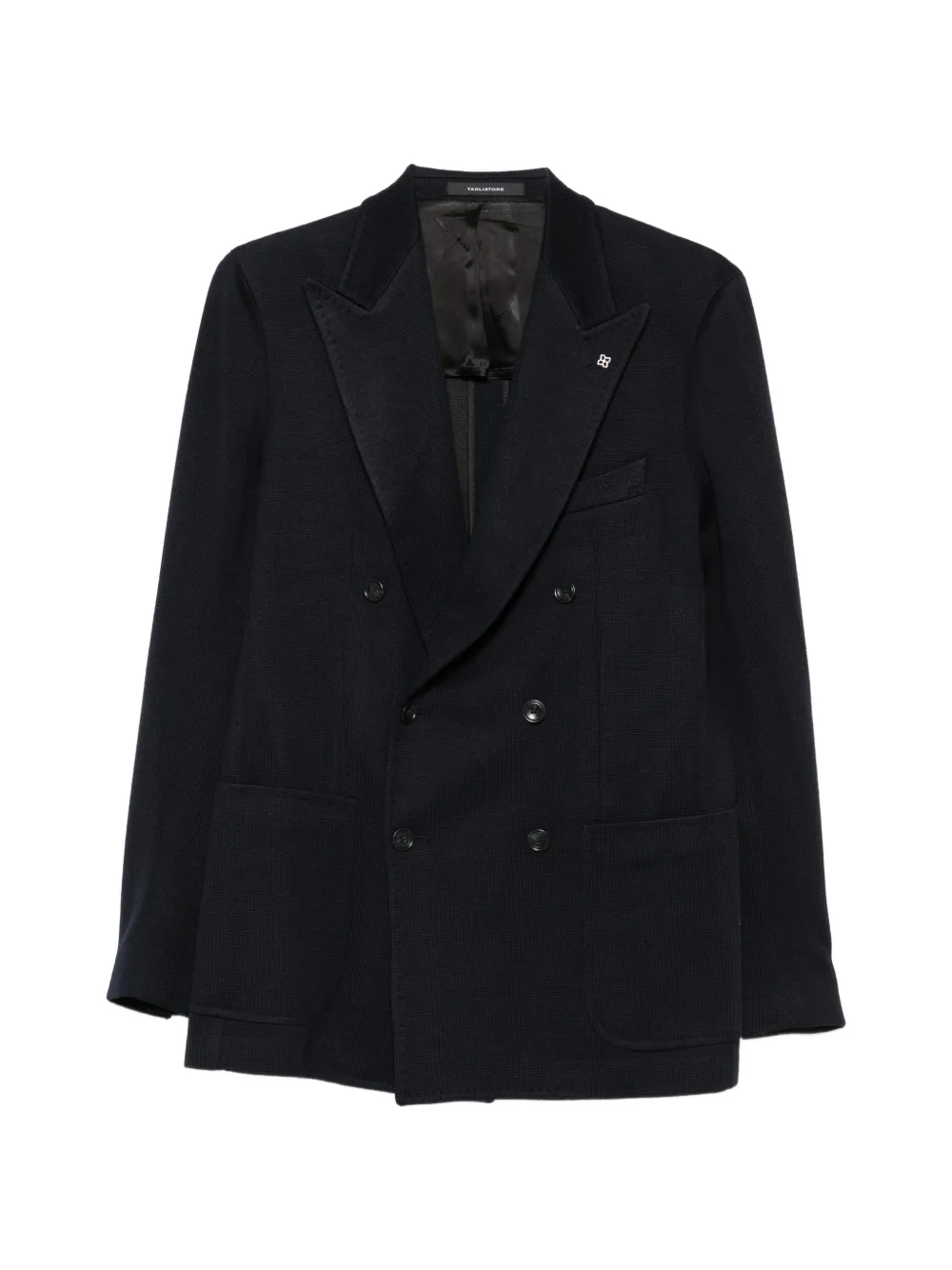 Tagliatore Blazer doppiopetto con revers a lancia - Blu