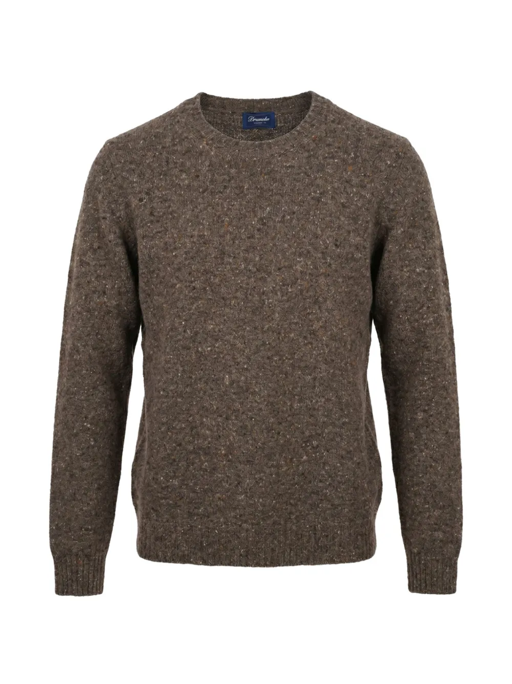 Drumohr flecked-knit wool sweater - Braun