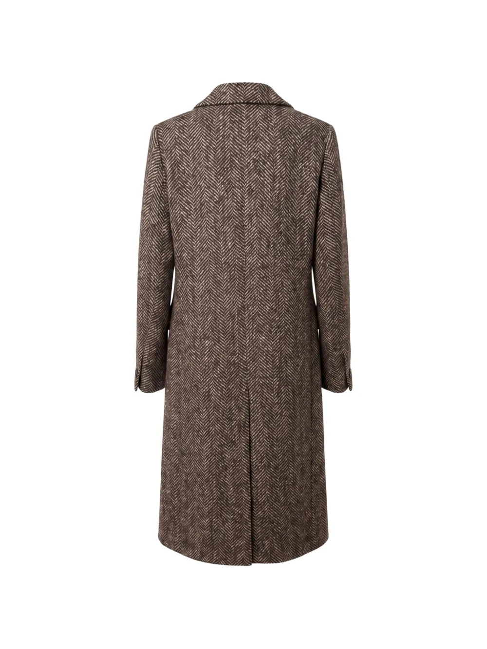 Tagliatore Jas met visgraat patroon Bruin
