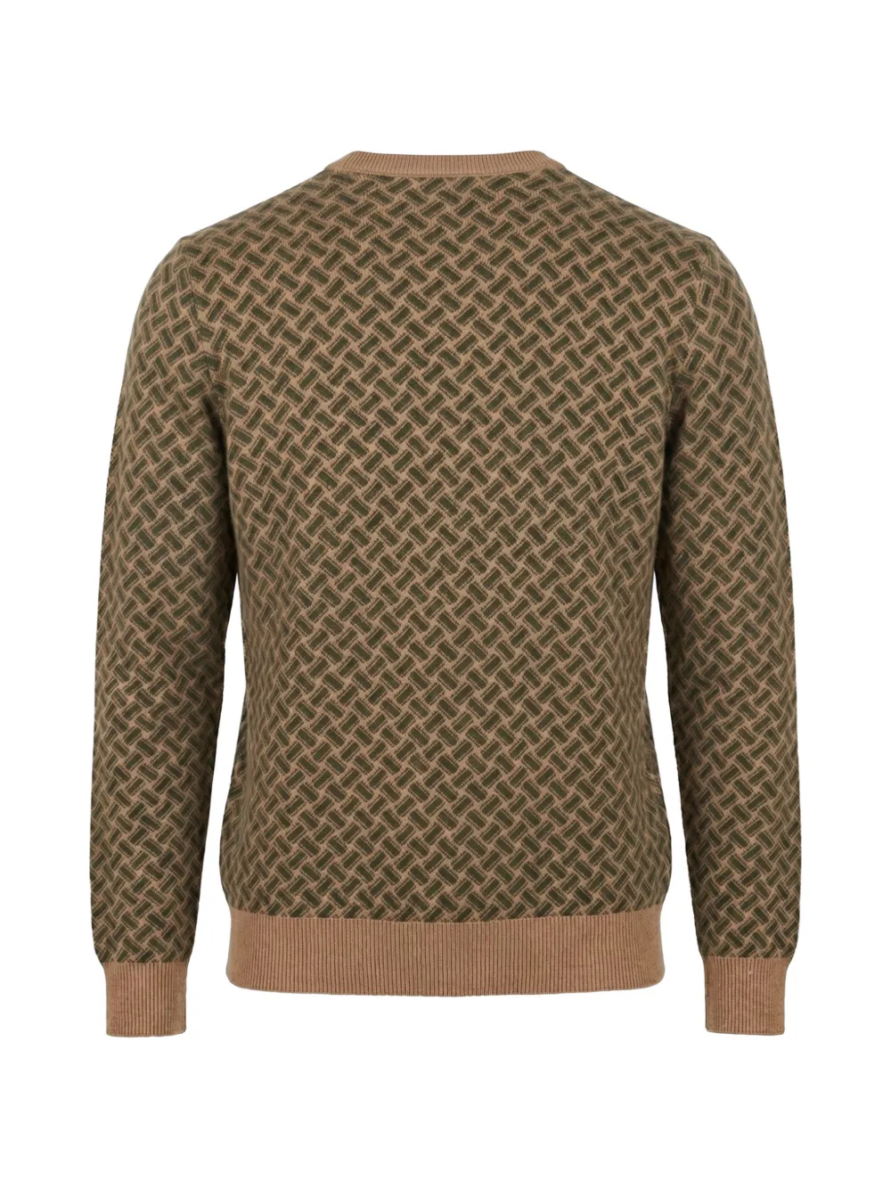 Drumohr Geometric-pattern Cashmere Sweater In Multi