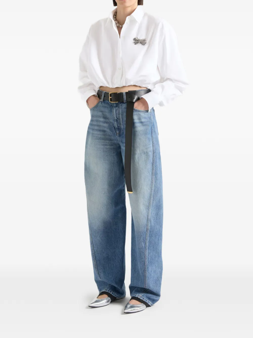 Givenchy Lichtblauwe Cocoon jeans
