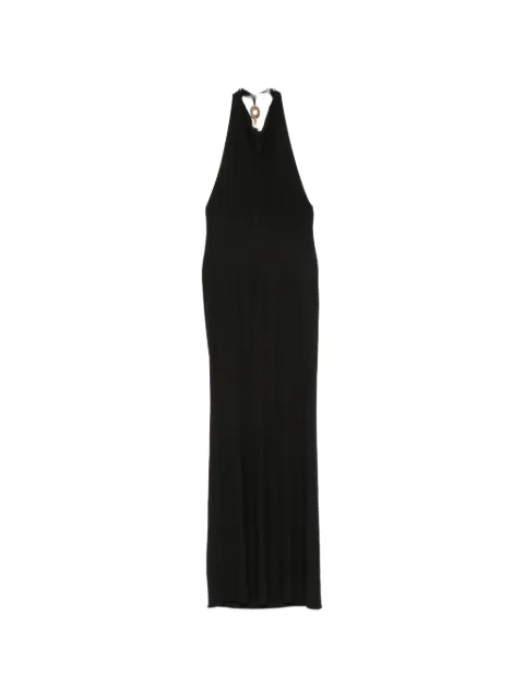 Cult Gaia Sienna halterneck chain-detail maxi dress