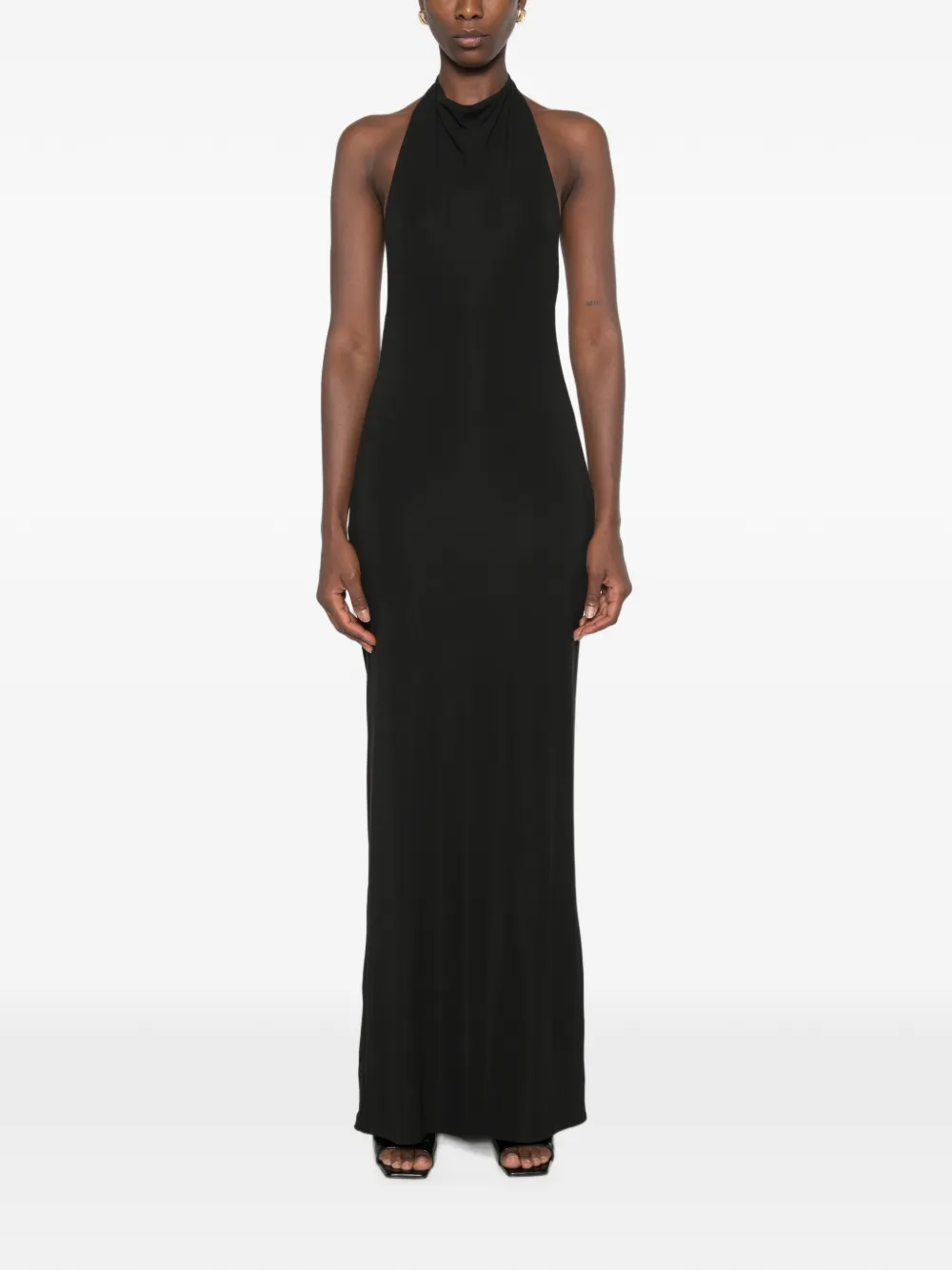 Cult Gaia Siena sleeveless maxi dress Zwart