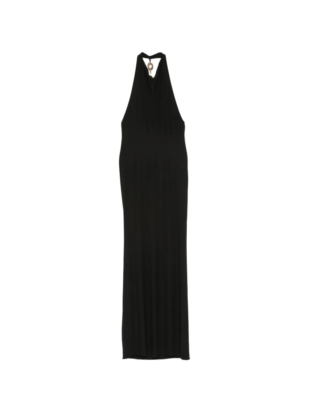 Cult Gaia Sienna halterneck chain-detail maxi dress - Schwarz