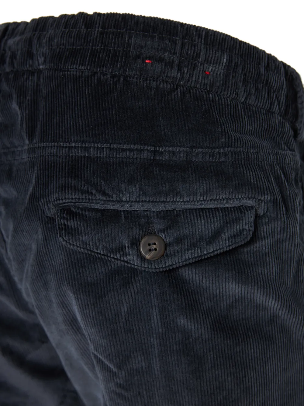 Eleventy Ribfluwelen broek Blauw