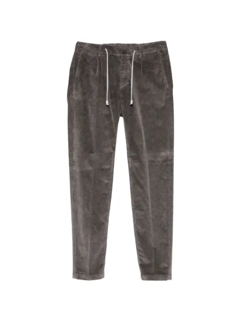 Eleventy corduroy drawstring trousers