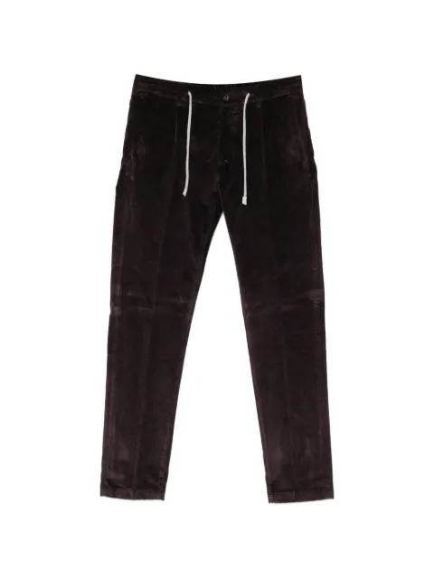 Eleventy corduroy drawstring trousers