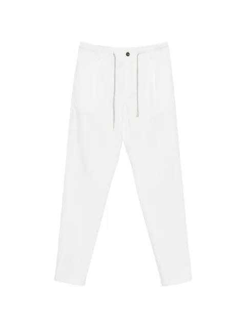 Eleventy drawstring pleated trousers