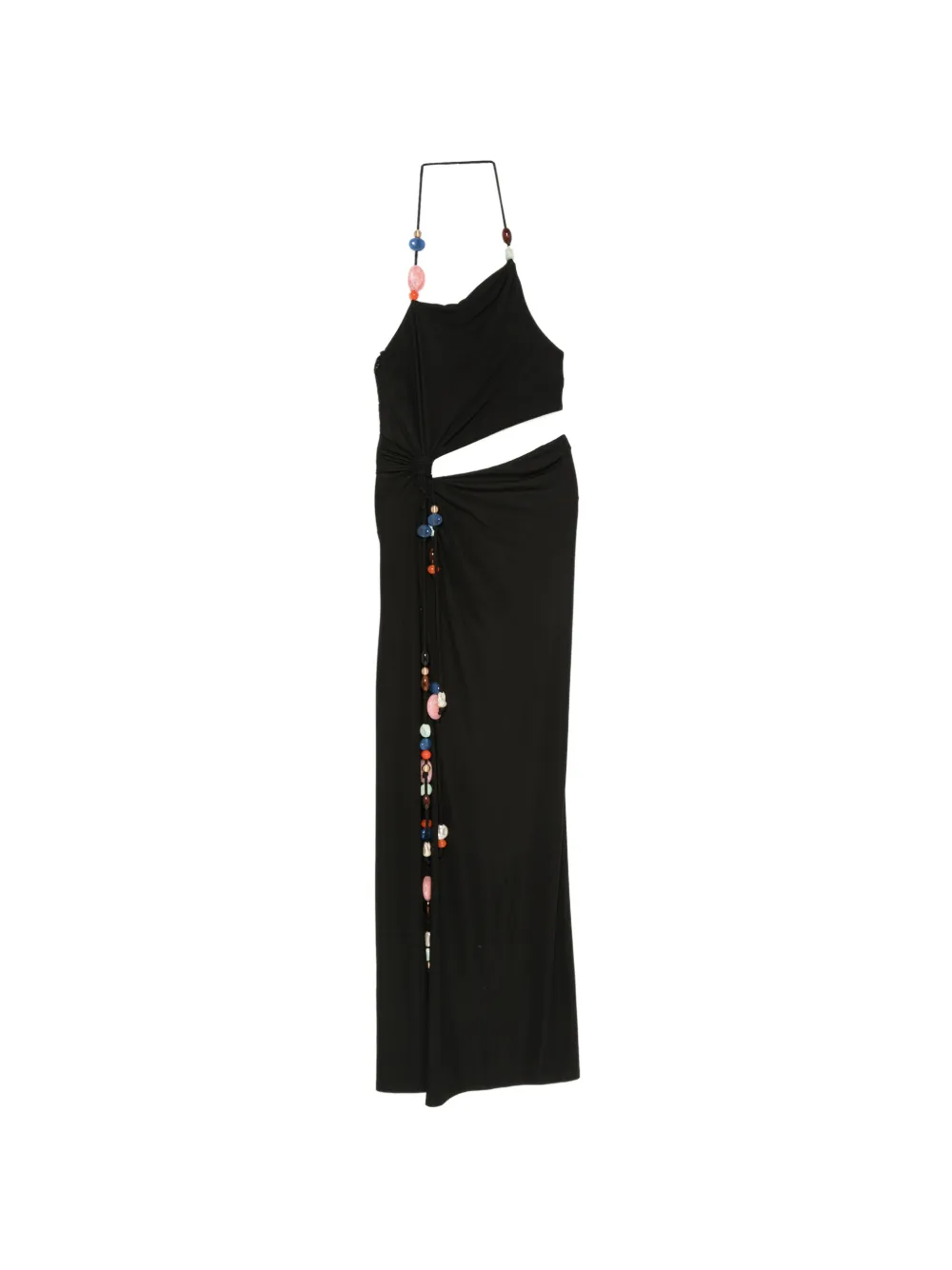 Cult Gaia Macie bead-embellished cut-out maxi dress - Schwarz