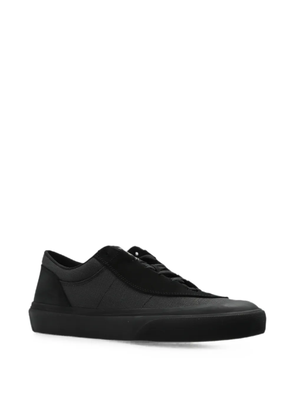 Stone Island S100020 canvas suede trainers Zwart