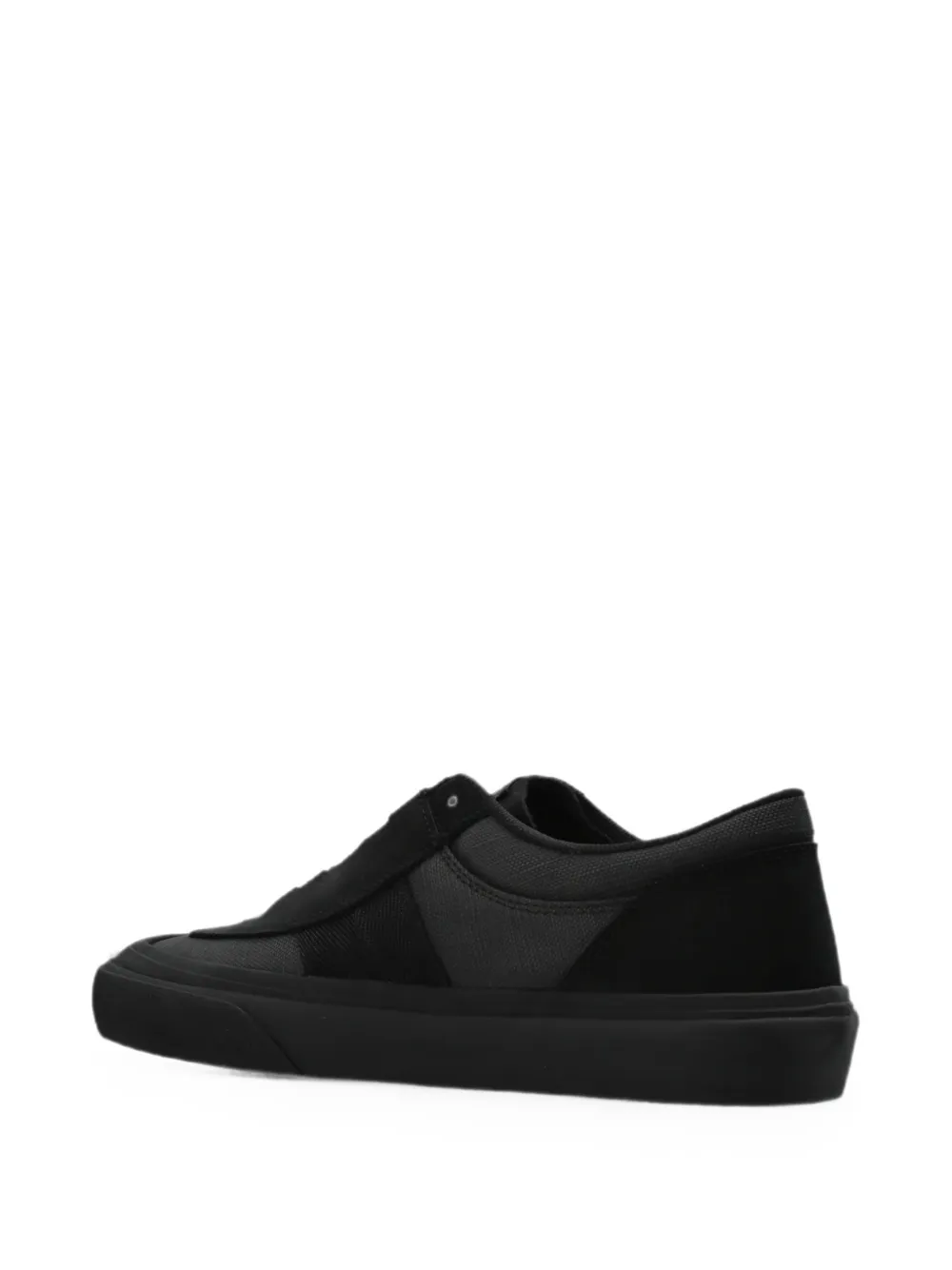 Stone Island S100020 canvas suede trainers Zwart