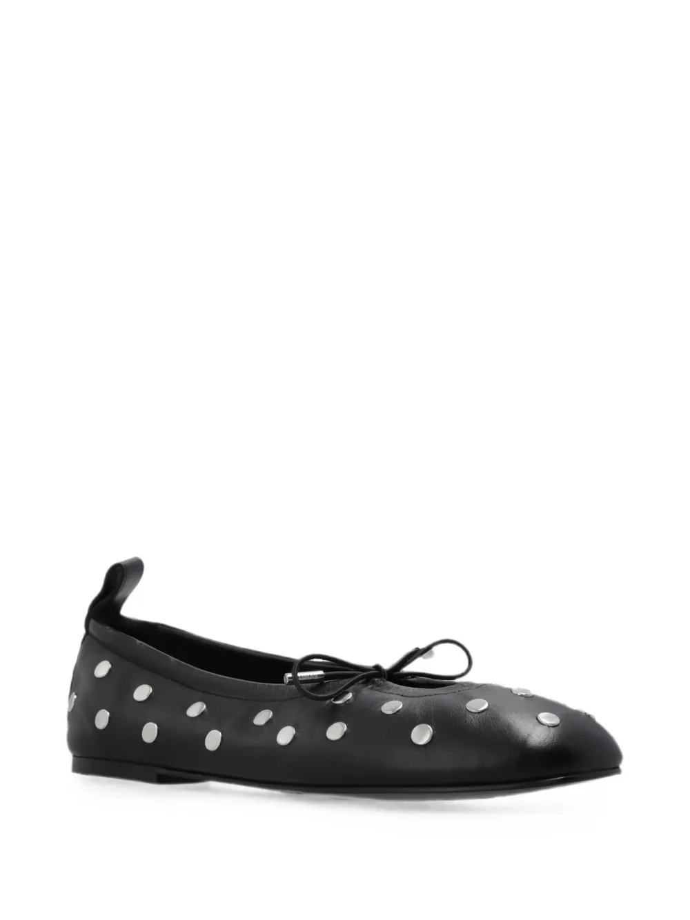 Alohas Rosalind Stud-embellished Ballet Flats In Black