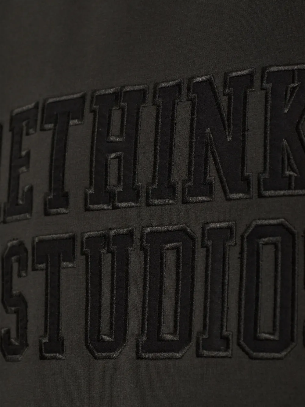 Rethinkit Studios Logo-embroidered Sweatshirt In Black