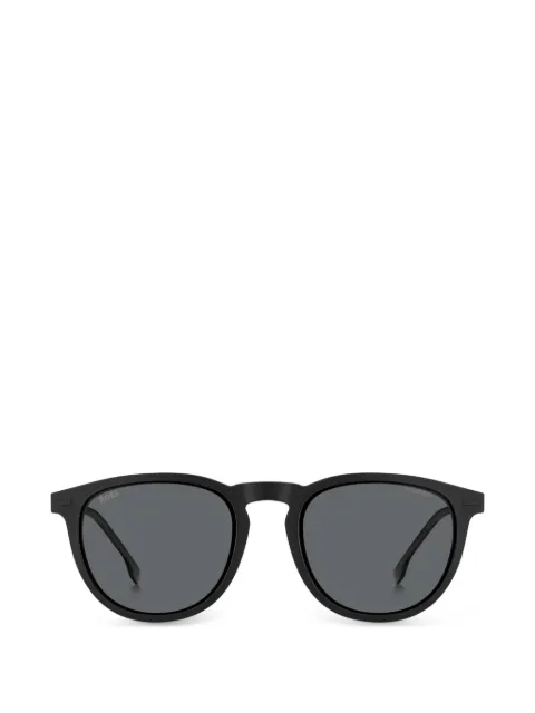 BOSS matte-finish round sunglasses