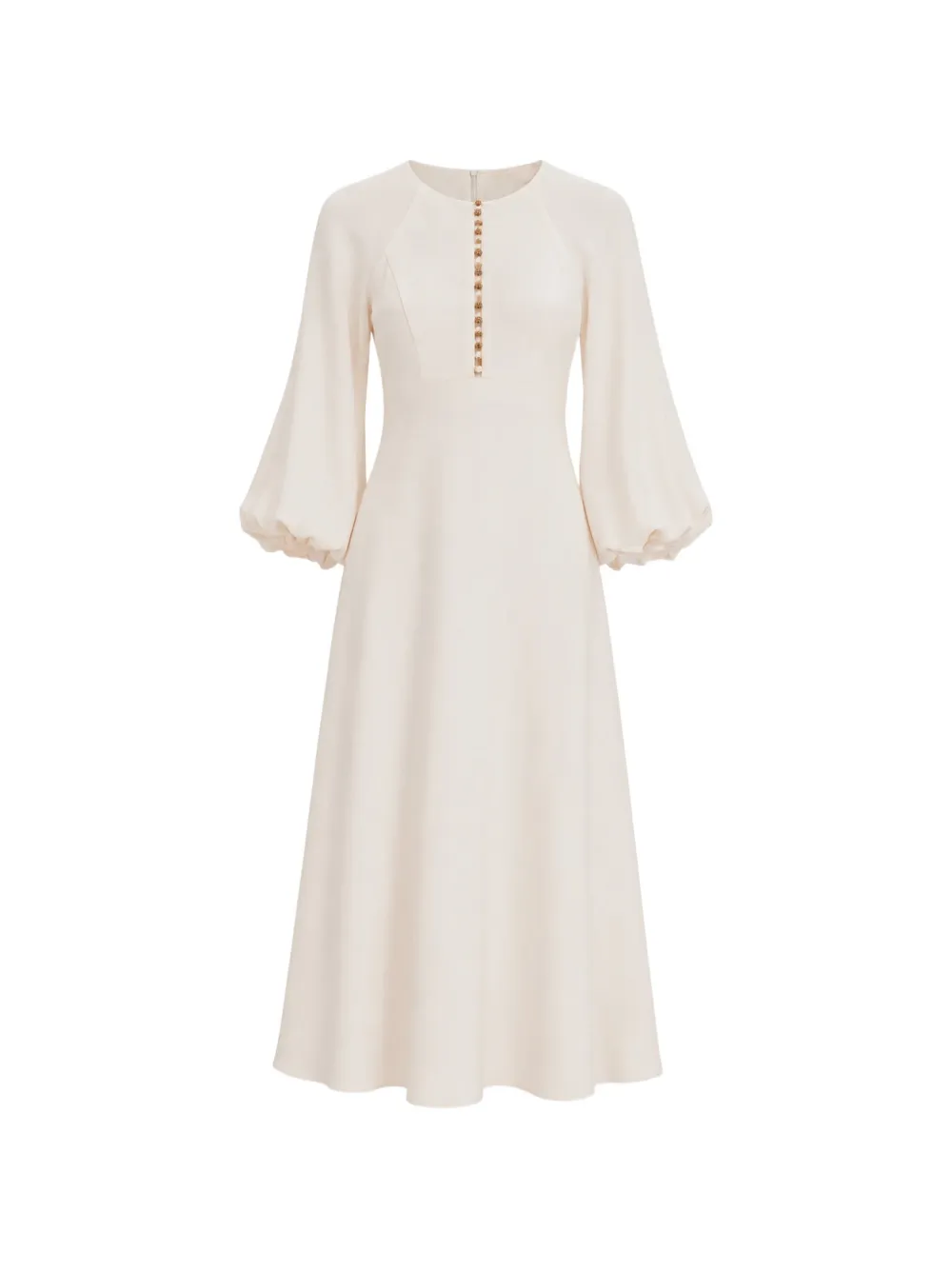ZIMMERMANN embellished cutout midi dress - Neutrals