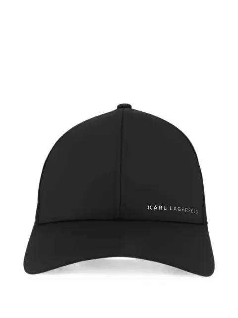 Karl Lagerfeld gorra con logo estampado